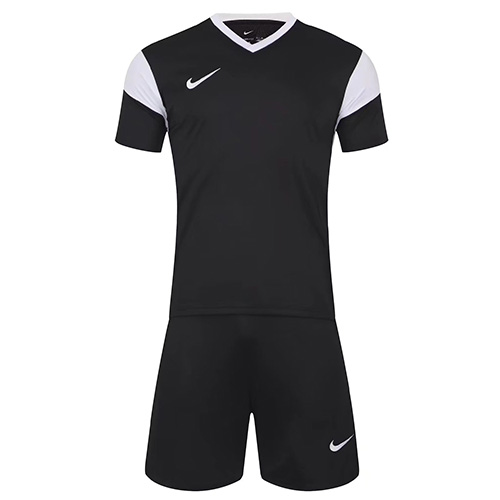 NK-761 Customize Team Jersey Kit(Shirt+Short) Black - Reps Jerseys