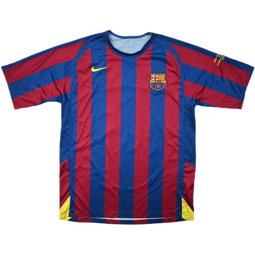 Retro Barcelona UCL Final Home Jersey 2005/06 - Reps Jerseys