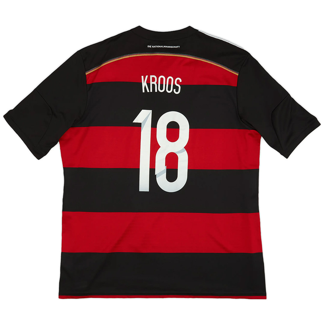 Kroos #18 Retro Germany Away Jersey World Cup 2014 - Reps Jerseys