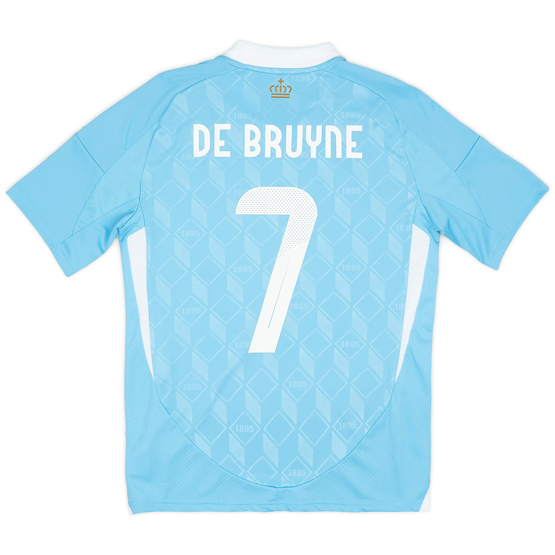 De Bruyne #7 Belgium Away Jersey EURO 2024 - Reps Jerseys