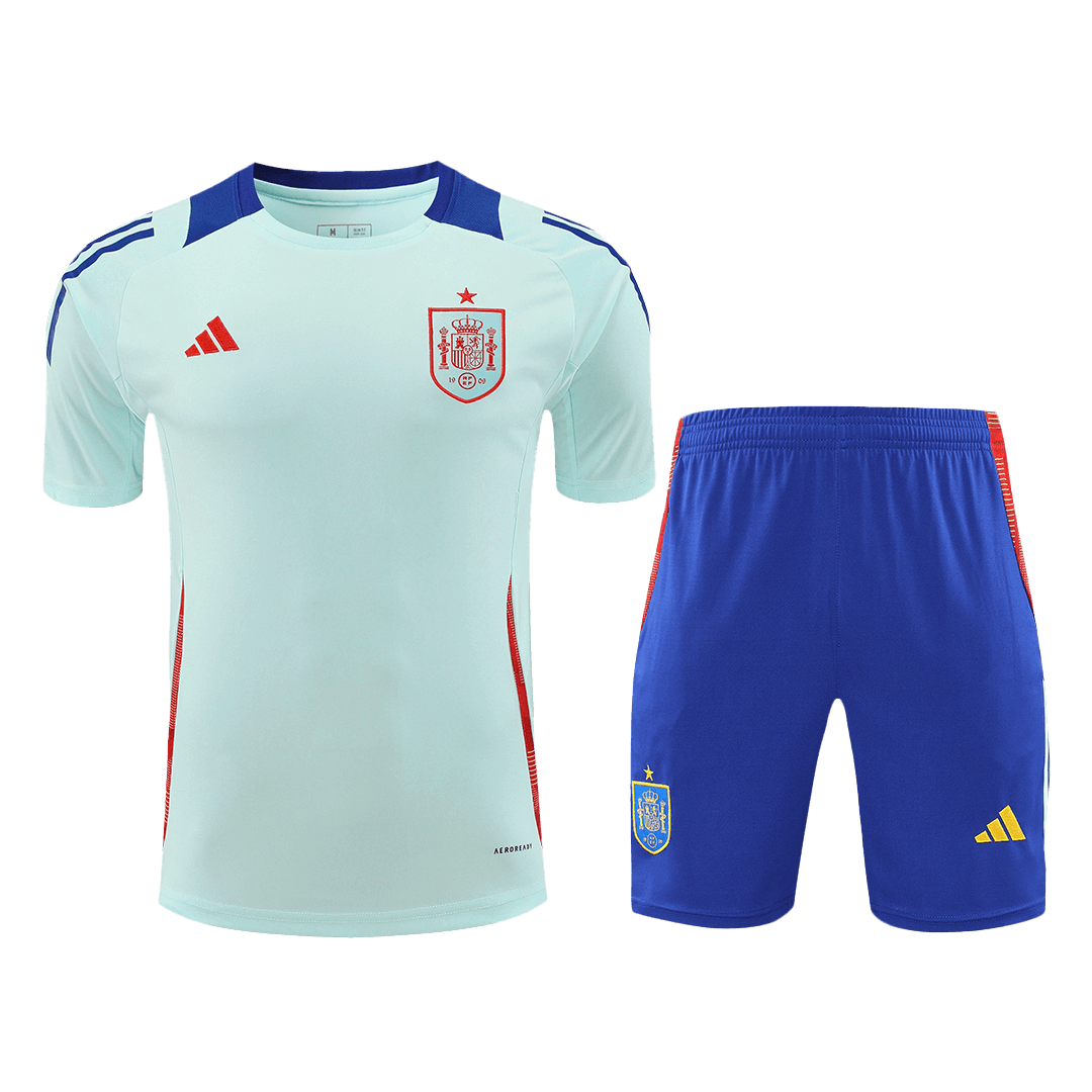 Spain Pre-Match Jersey Kit Green Euro 2024 - Reps Jerseys