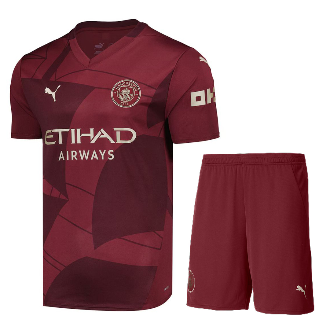Manchester City Third Kit(Jersey+Shorts) 2024/25 - Reps Jerseys