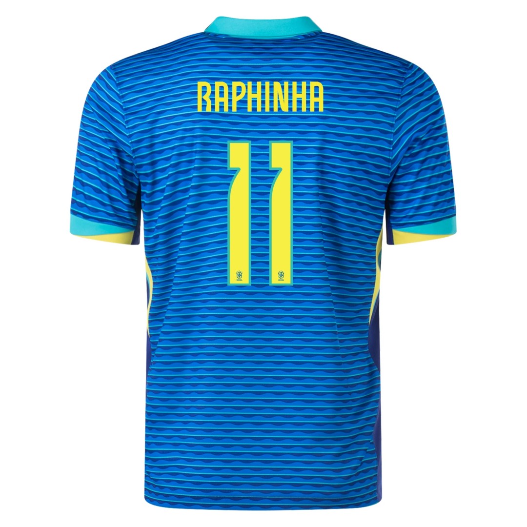 RAPHINHA #11 Brazil Away Jersey Copa America 2024 - Reps Jerseys