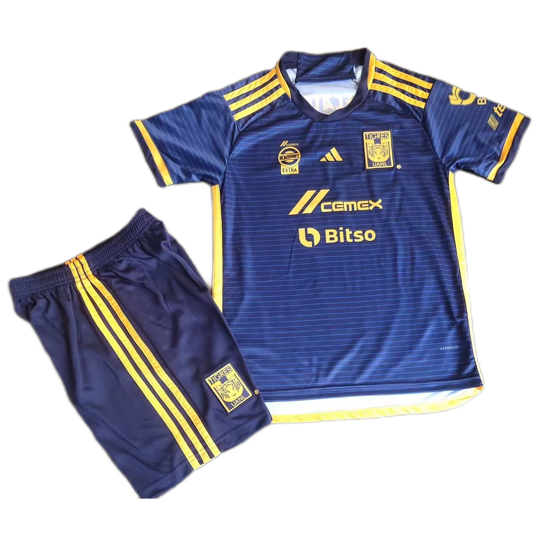 Kids Tigres UANL Away Jersey Kit 2023/24 - Reps Jerseys