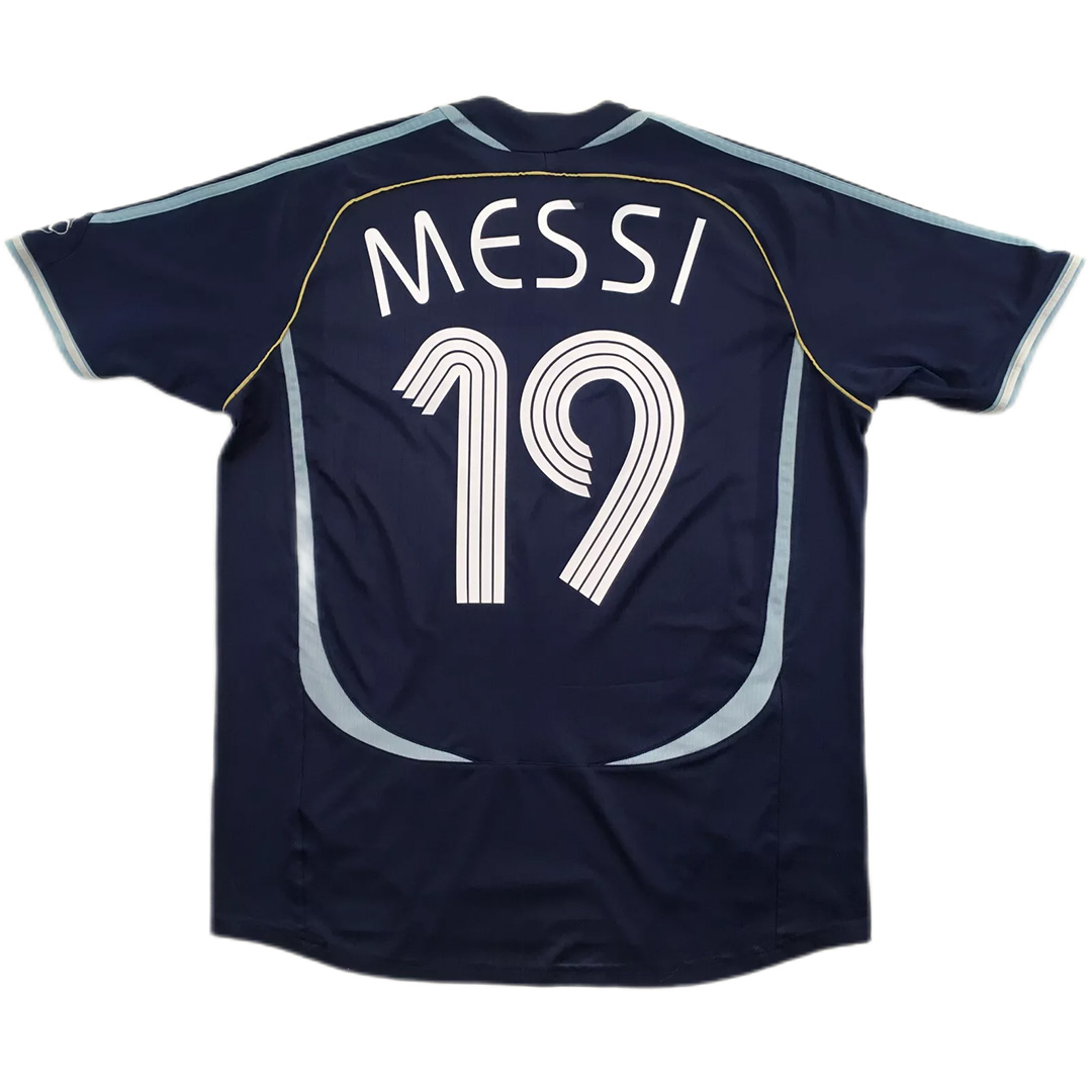 Messi #19 Argentina Retro Jersey Away World Cup 2006 - Reps Jerseys