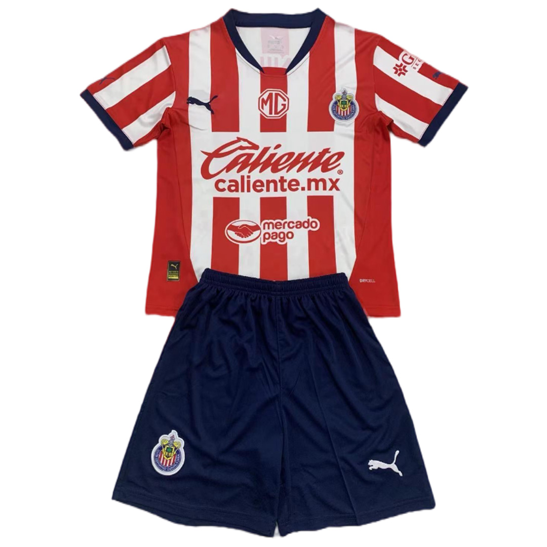 Kids Chivas Home Jersey Kit 2024/25 - Reps Jerseys