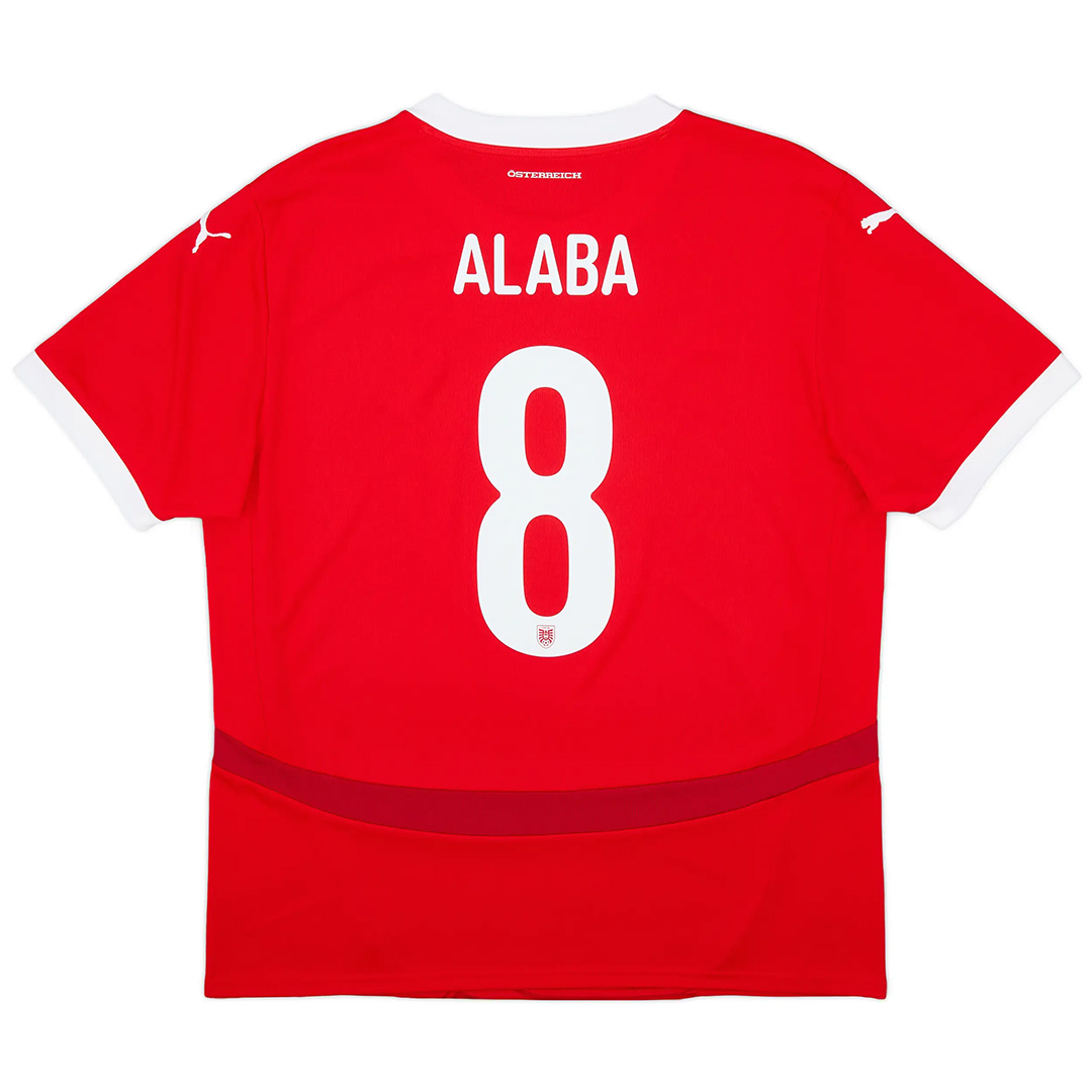 Alaba #8 Austria Home Jersey Euro 2024 - Reps Jerseys