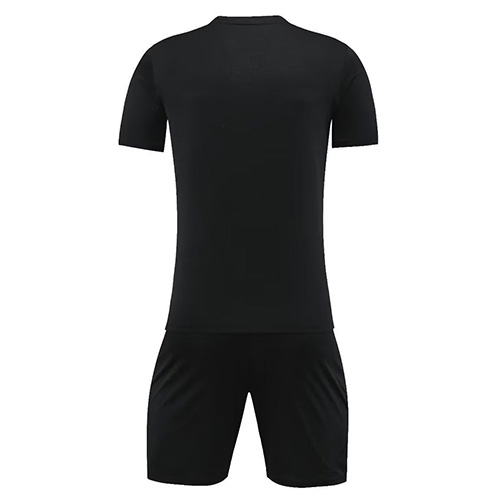 Customize Team Jersey Kit(Shirt+Short) Black 731 - Reps Jerseys
