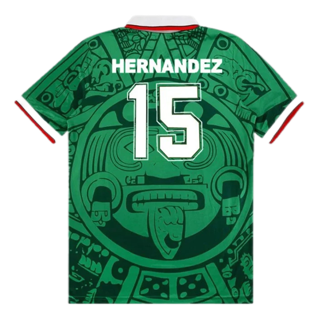 Mexico HERNANDEZ #15 Retro Home Jersey World Cup 1998 - Reps Jerseys