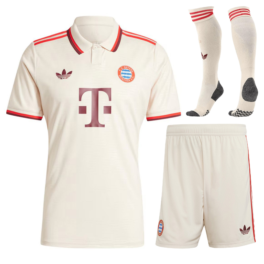 Bayern Munich UCL Third Full Kit(Jersey+Shorts+Socks) 2024/25 - Reps Jerseys