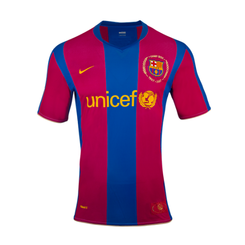 Retro Barcelona Home 50-Years Anniversary Jersey 2007/08 - Reps Jerseys