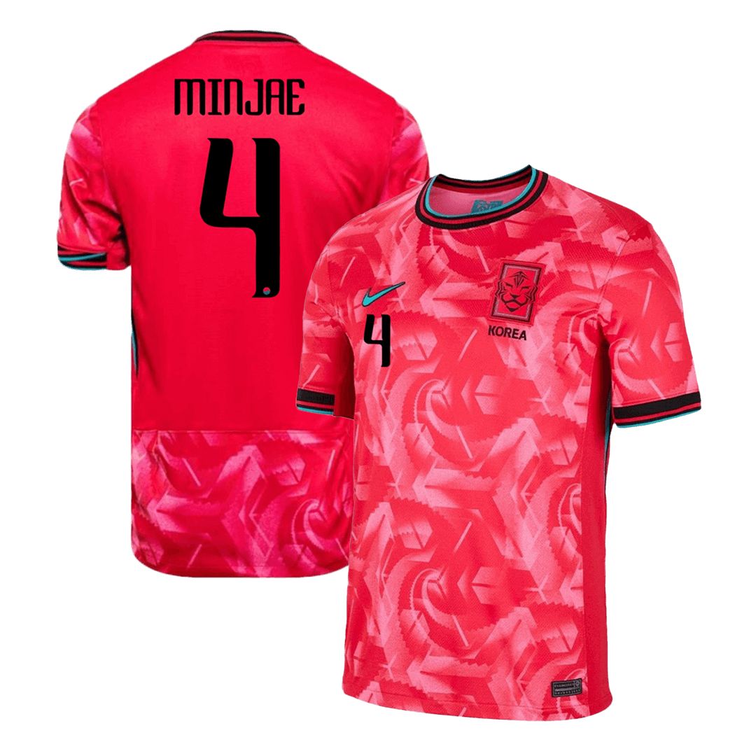 MINJAE #4 South Korea Home Jersey 2024 - Reps Jerseys