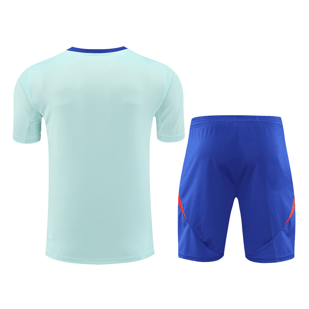 Spain Pre-Match Jersey Kit Green Euro 2024 - Reps Jerseys