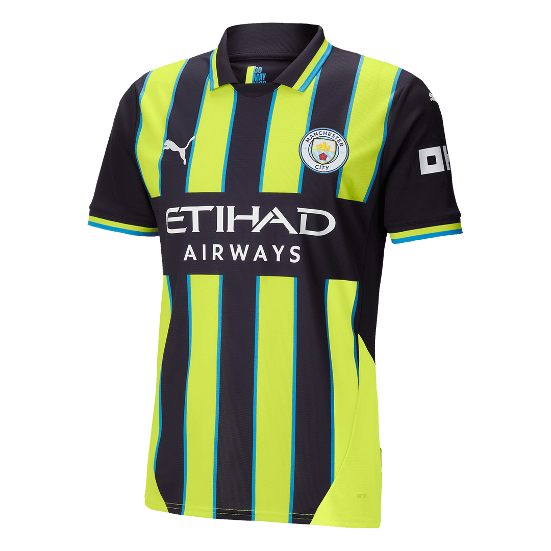 RODRIGO #16 Manchester City Away Jersey 2024/25 - Reps Jerseys