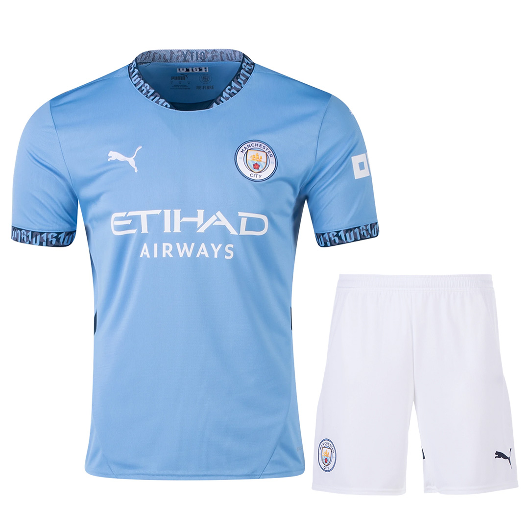 [Super Replica] Manchester City Home Kit(Jersey+Shorts) 2024/25 - Reps Jerseys