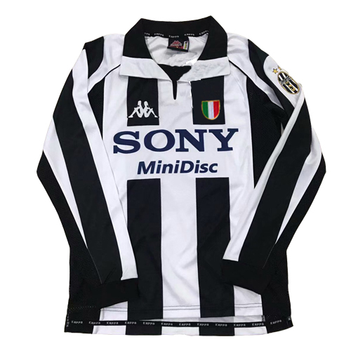 Retro Juventus Home Long Sleeve Jersey 1997/98 - Reps Jerseys