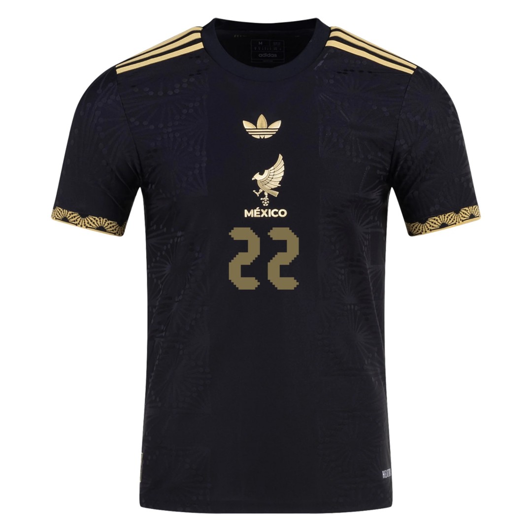 H. LOZANO #22 Mexico Third Jersey Gold Cup Player Version 2025 - Reps Jerseys