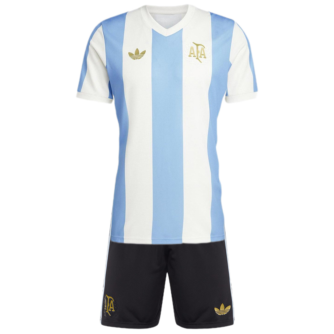 Kids Argentina 50th Anniversary Kit Jersey+Shorts 2024 - Reps Jerseys