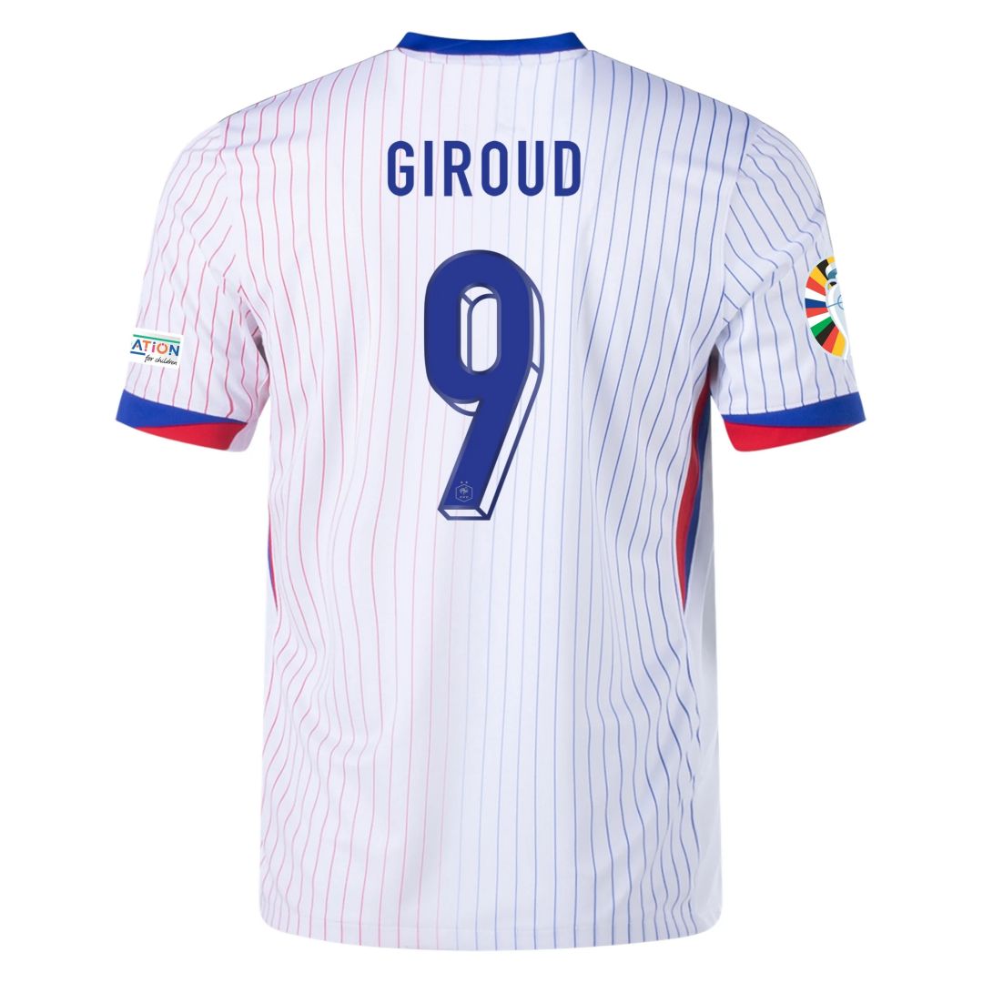 [Super Replica] GIROUD #9 France Away Jersey Euro 2024 - Reps Jerseys