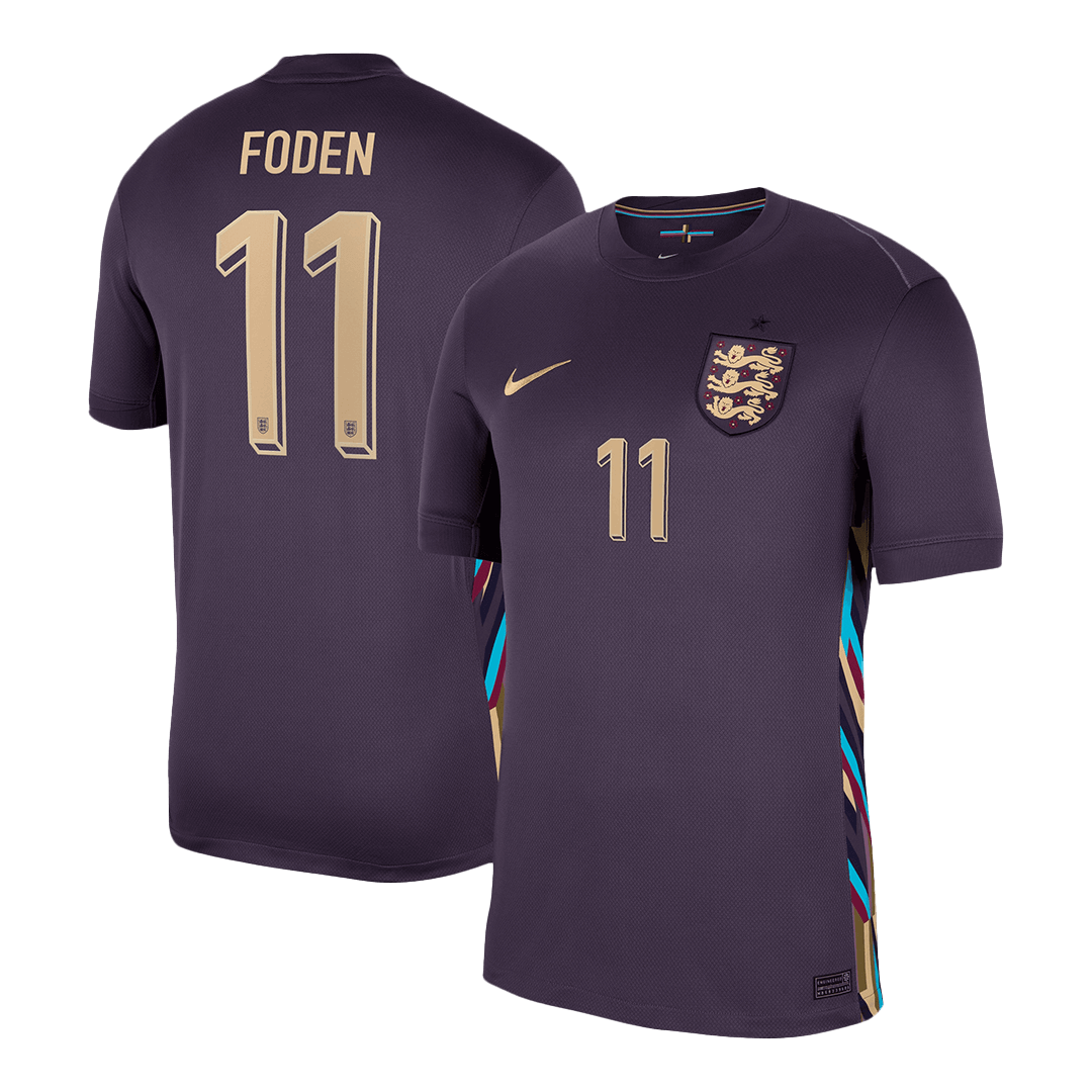 [Super Replica] FODEN #11 England Away Jersey Euro 2024 - Reps Jerseys