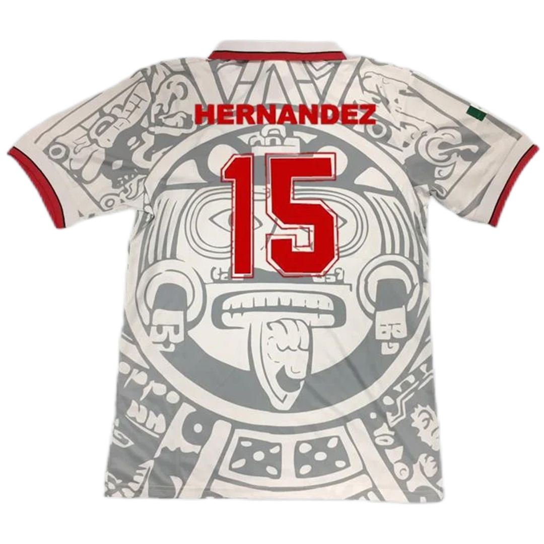 Mexico HERNANDEZ #15 Retro Jersey Away Replica World Cup 1998 - Reps Jerseys