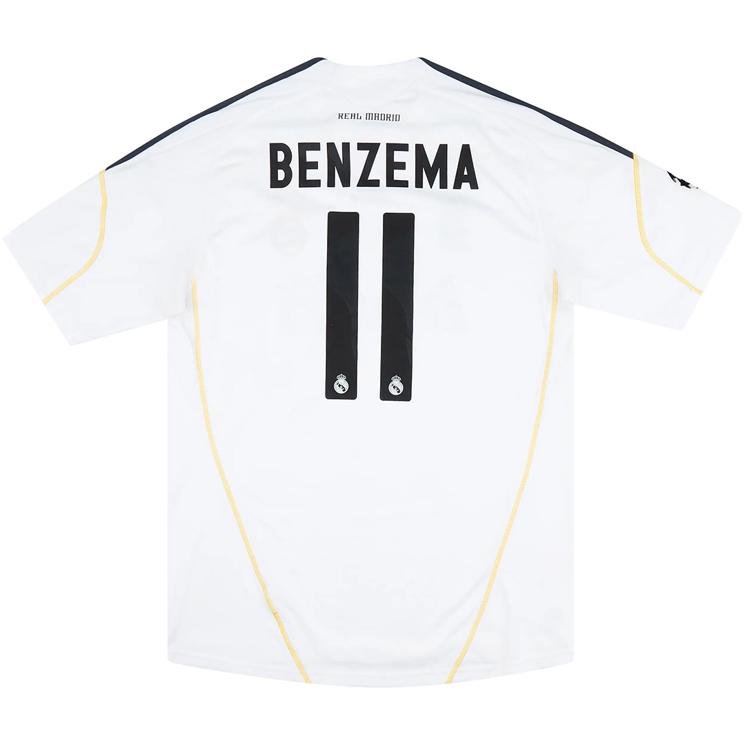 BENZEMA #11 Retro Real Madrid Home Jersey 2009/10 - Reps Jerseys