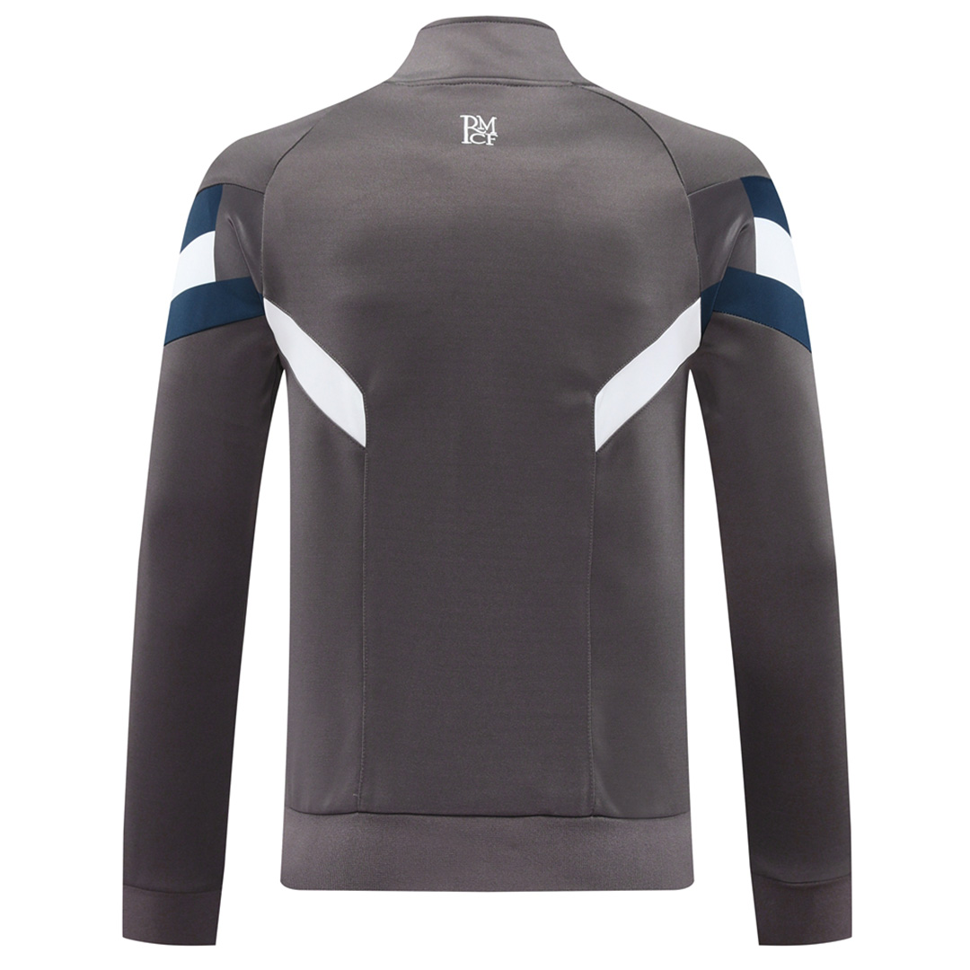 Real Madrid Track Jacket Gray 2024/25 - Reps Jerseys