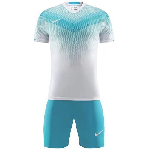 NK-907 Customize Team White Soccer Jersey Kit(Shirt+Short) - Reps Jerseys