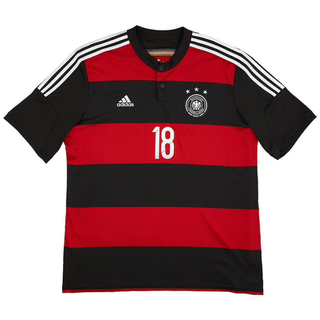 Kroos #18 Retro Germany Away Jersey World Cup 2014 - Reps Jerseys