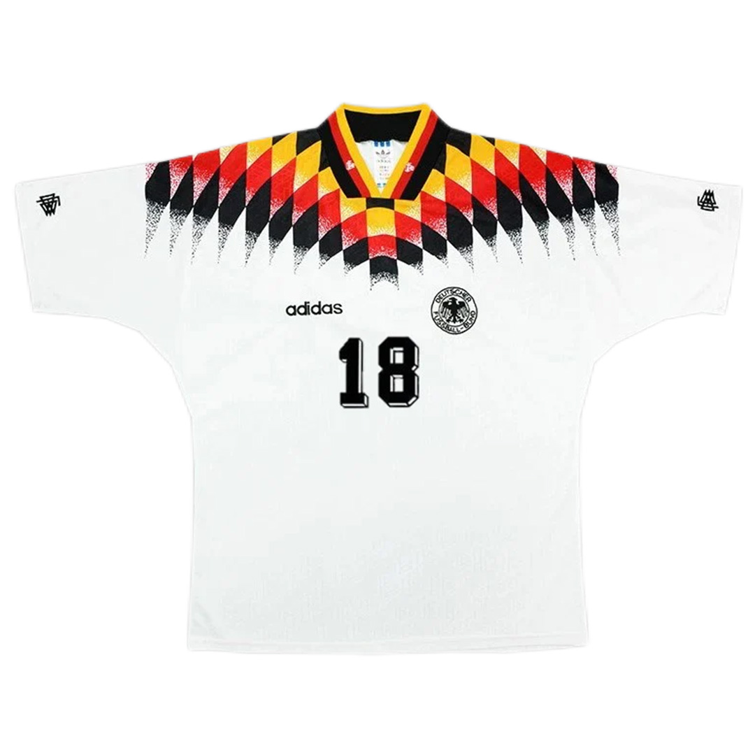KLINSMANN #18 Retro Germany Jersey Home 1994 - Reps Jerseys