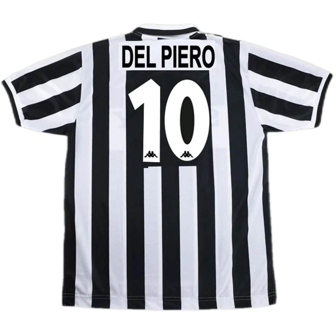 Del Piero #10 Retro Juventus Home Jersey 1996/97 - Reps Jerseys