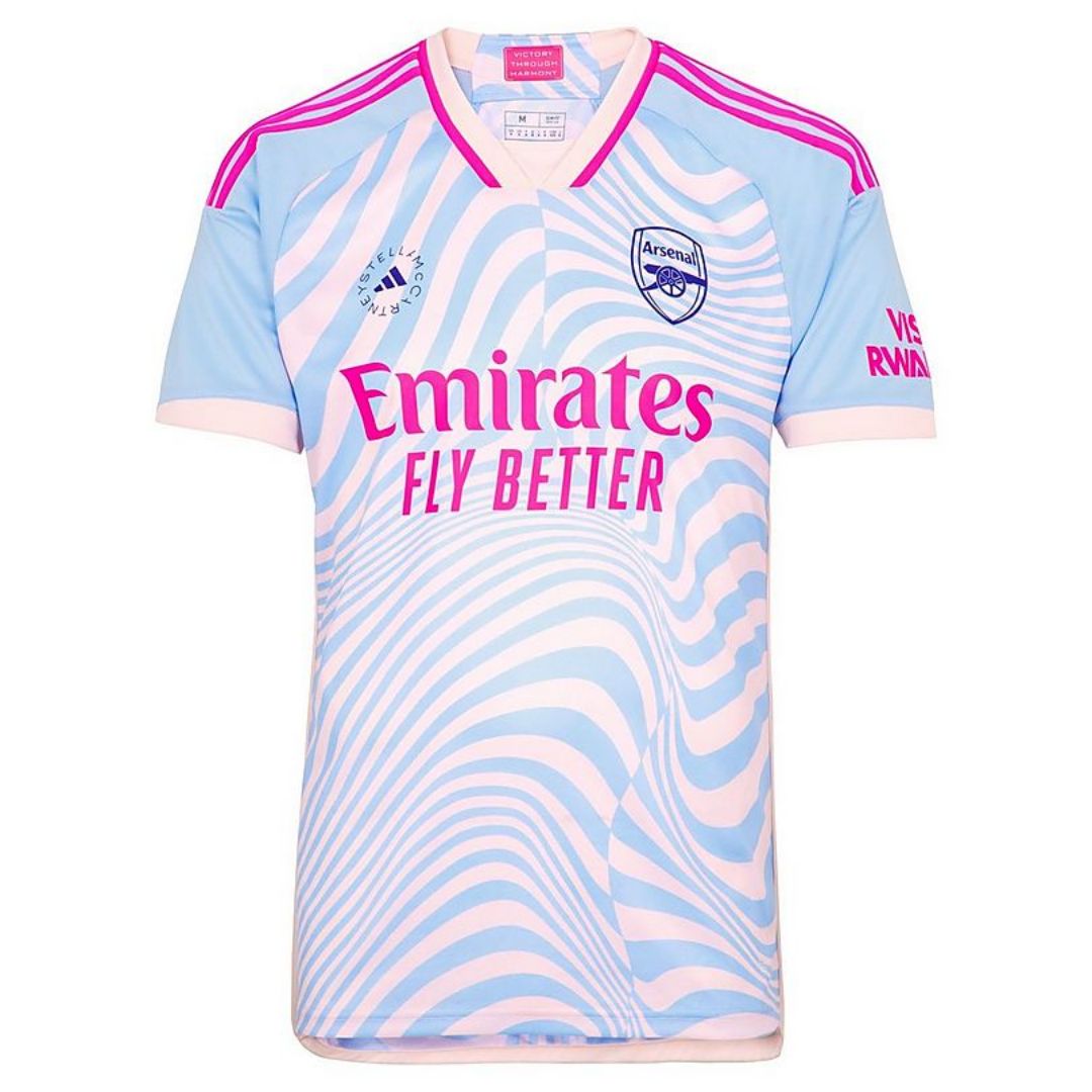 Men's Arsenal X Stella McCartney Away Jersey 2023/24 - Reps Jerseys