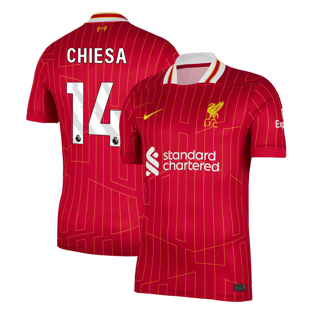 [Super Replica] CHIESA #14 Liverpool Home Jersey 2024/25 - Reps Jerseys