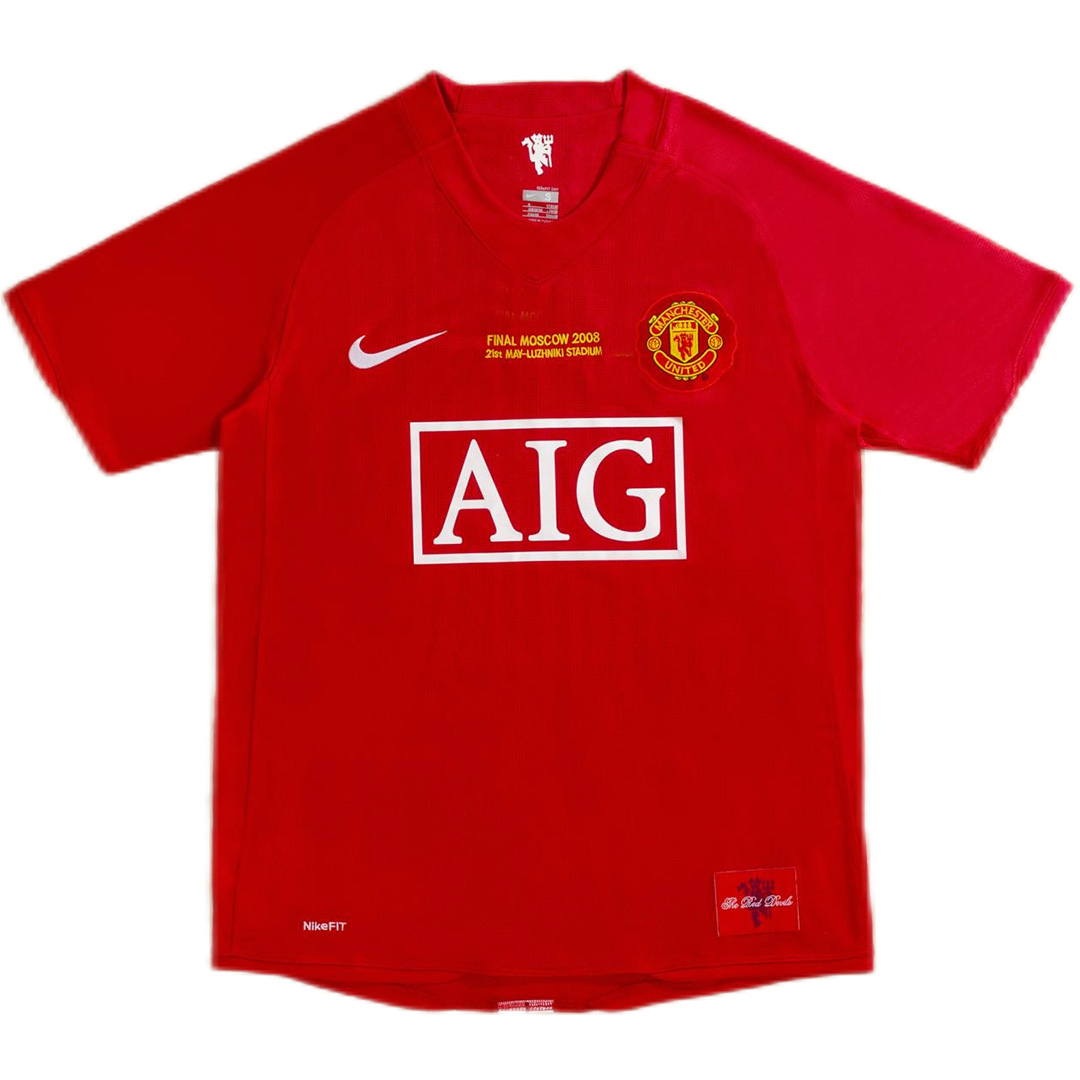 Retro Manchester United UCL Final Home Jersey 2007/08 - Reps Jerseys