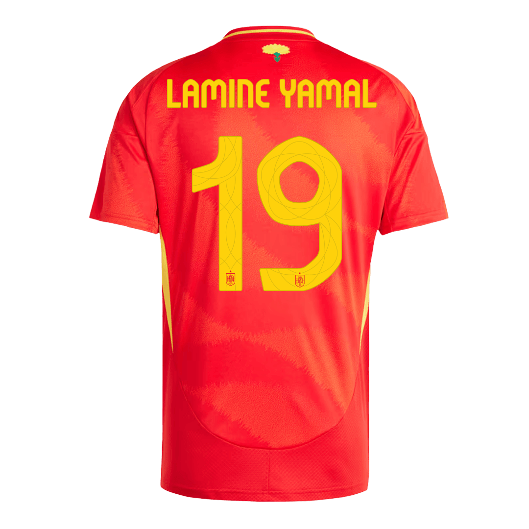 [Super Replica] LAMINE YAMAL #19 Spain Home Jersey Euro 2024 - Reps Jerseys