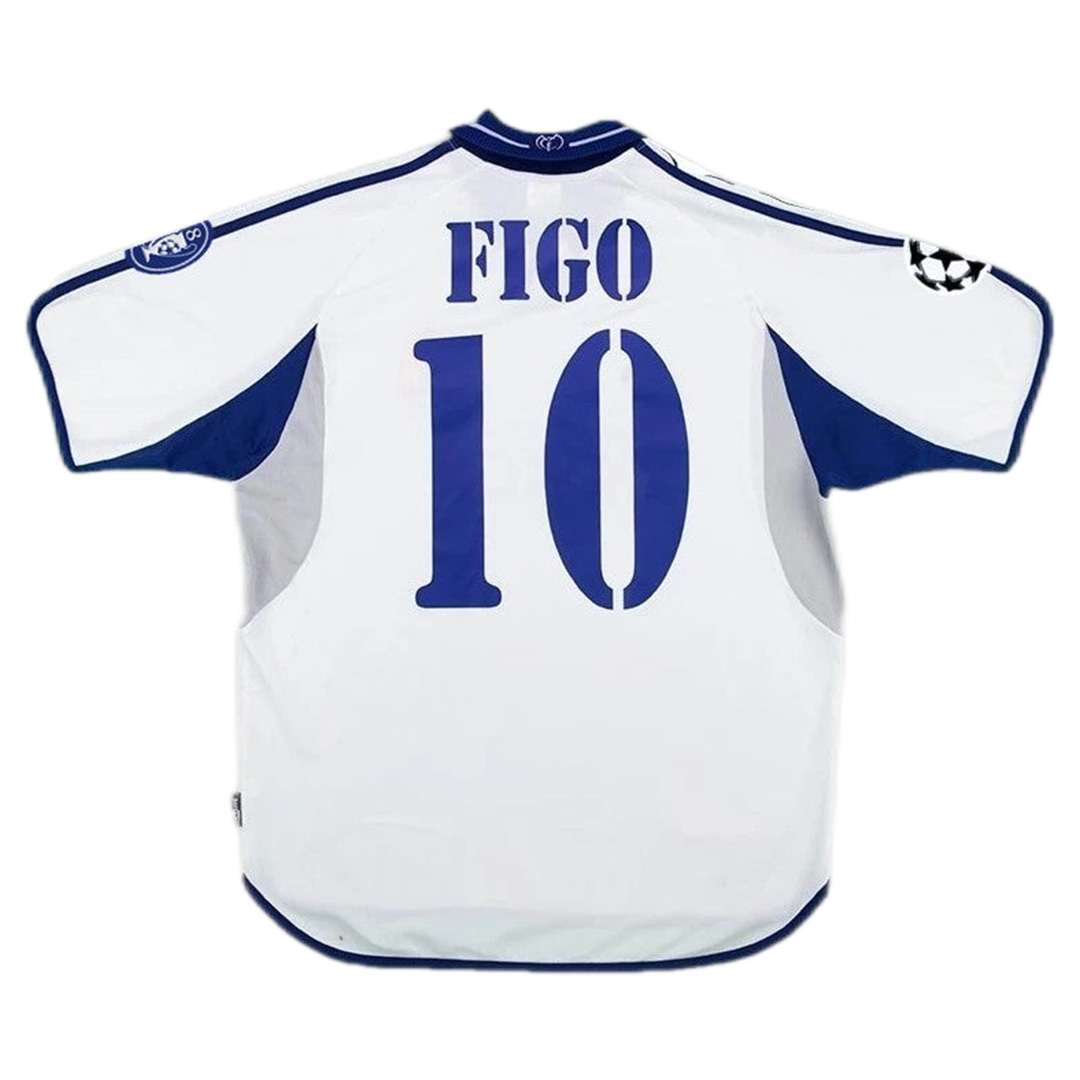 Figo #10 Retro Real Madrid Home Jersey 2000/01 - Reps Jerseys