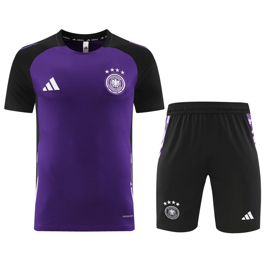Germany Training Kit (Jersey+Shorts) Purple Euro 2024 - Reps Jerseys