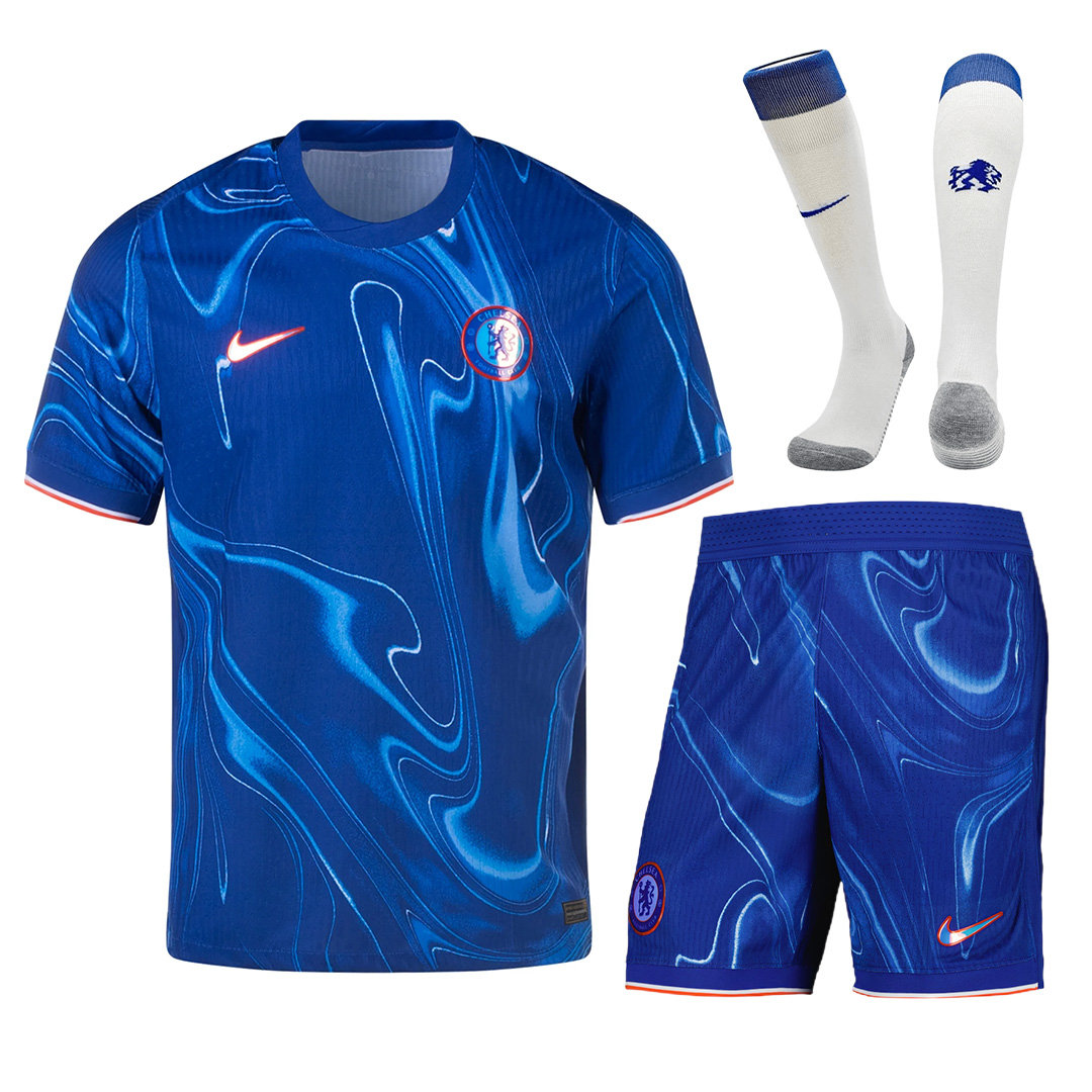 Chelsea Home Match Jersey+Shorts+Socks Full Kit Player Version 2024/25 - Reps Jerseys
