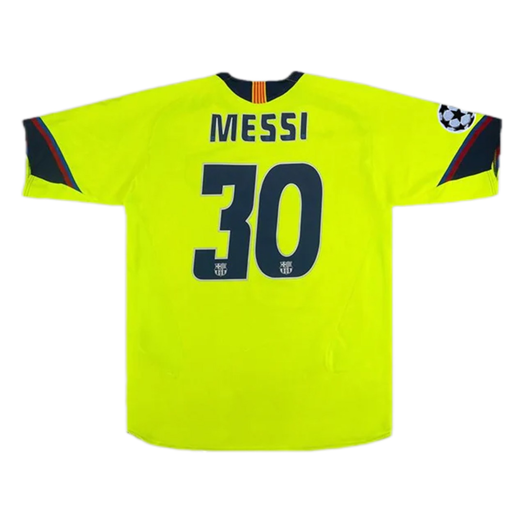 Messi #30 Retro Barcelona Away Jersey 2005/06 - Reps Jerseys