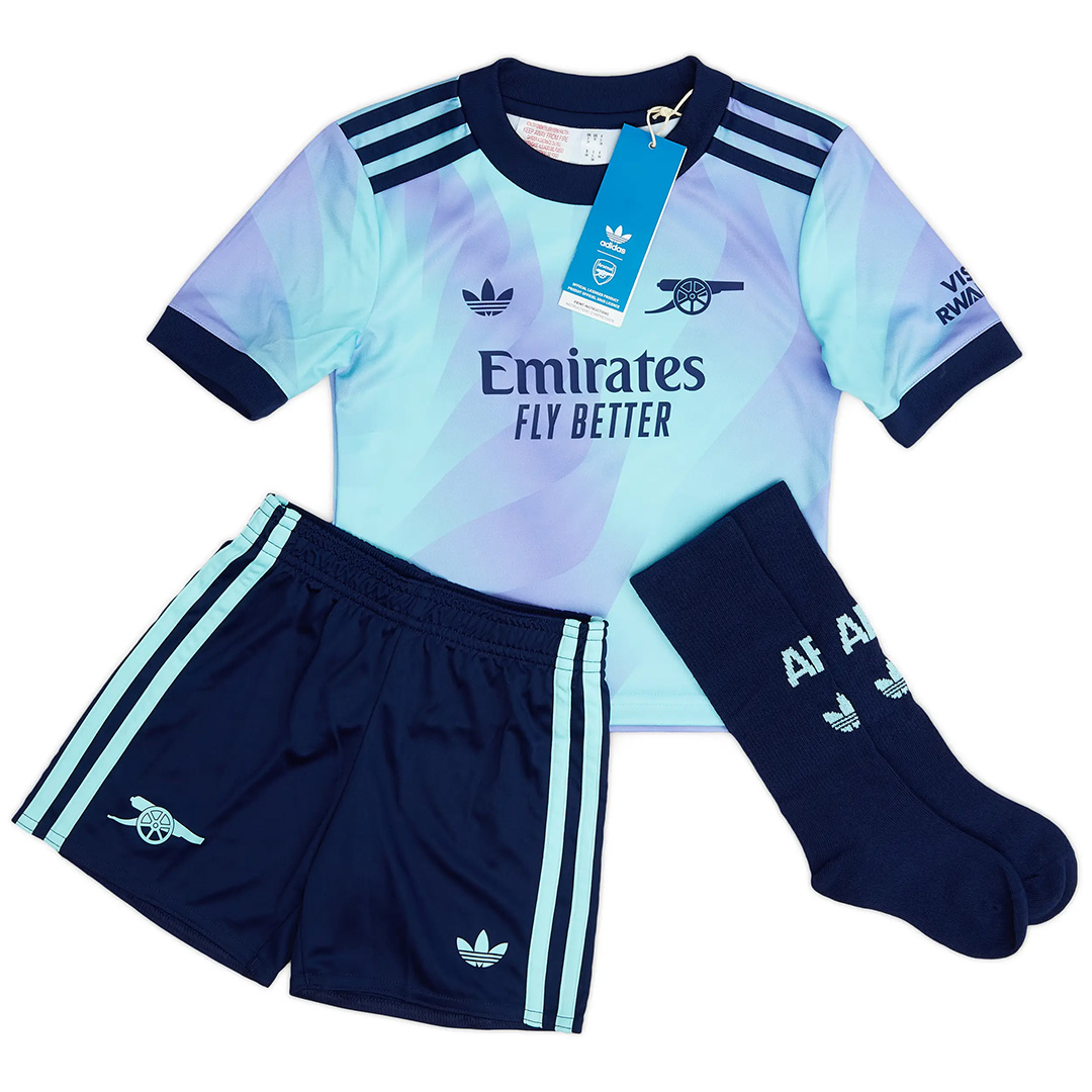 Kids Arsenal Third Full Kit(Jersey+Shorts+Socks) 2024/25 - Reps Jerseys