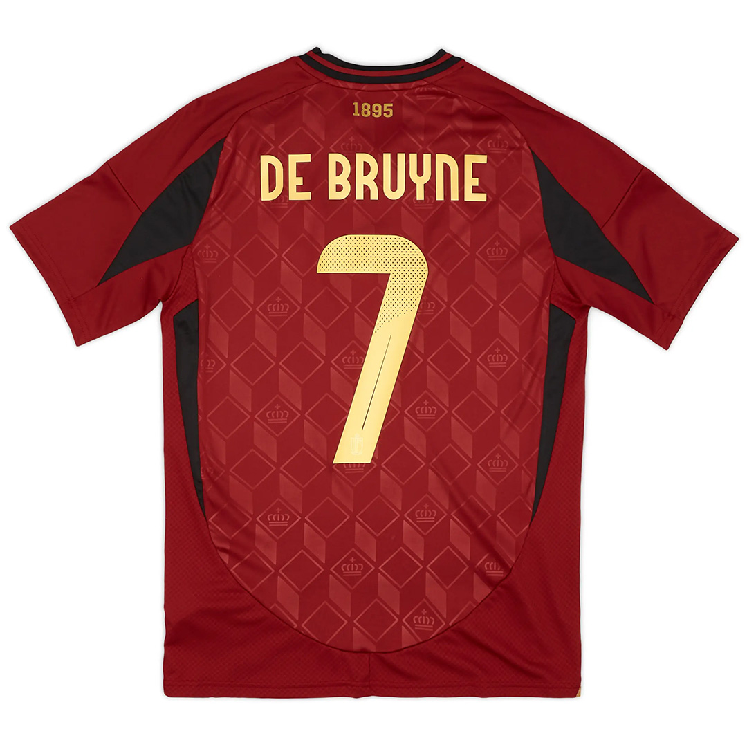 De Bruyne #7 Belgium Home Jersey EURO 2024 - Reps Jerseys