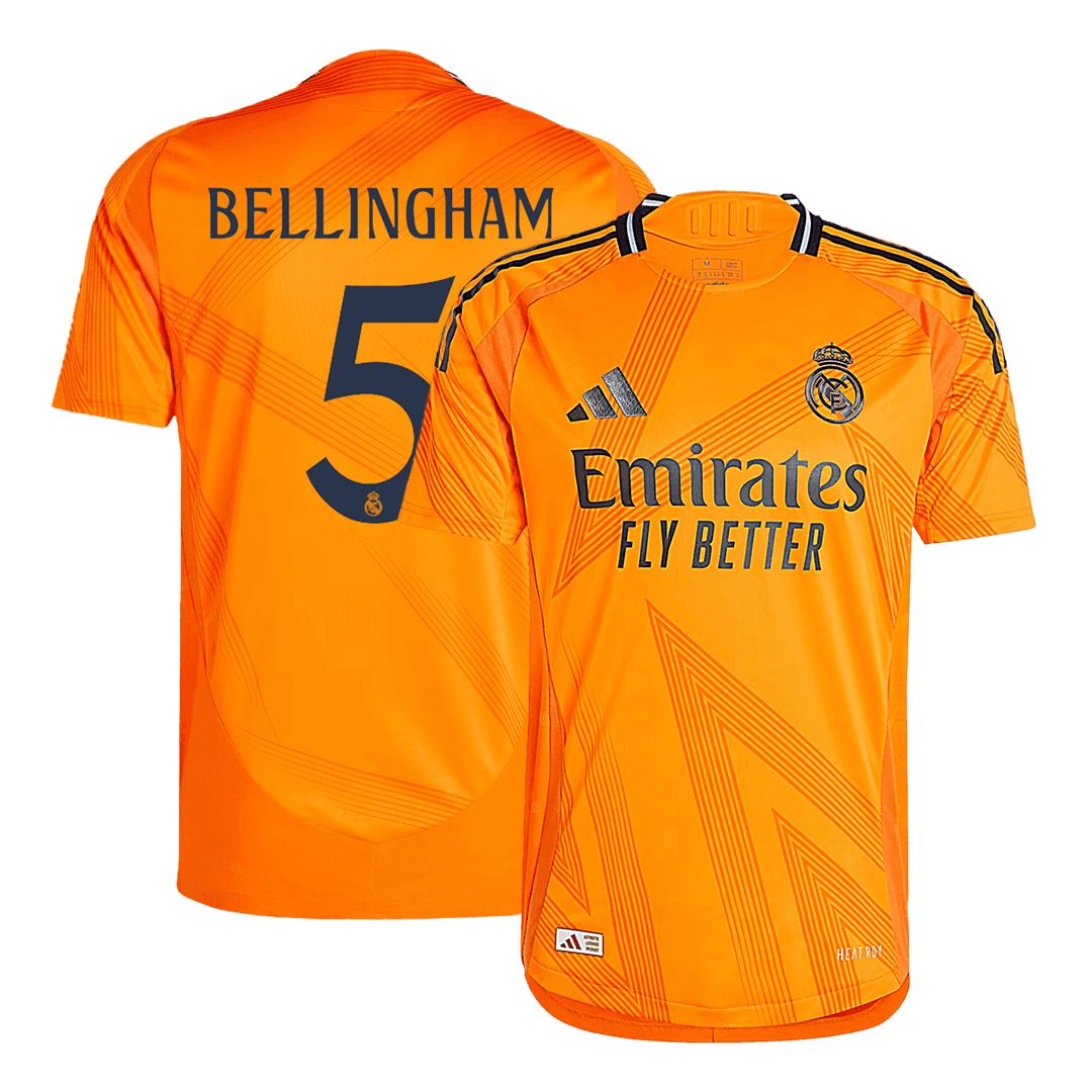 BELLINGHAM #5 Real Madrid Away Jersey Player Version 2024/25 - Reps Jerseys