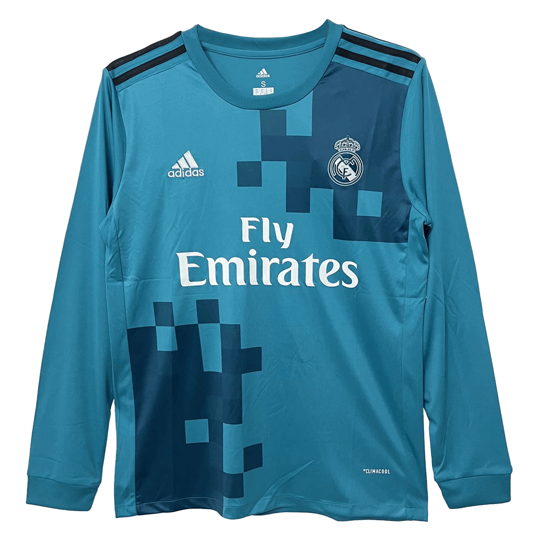Real Madrid Retro Long Sleeve Third Jersey 2017/18 - Reps Jerseys