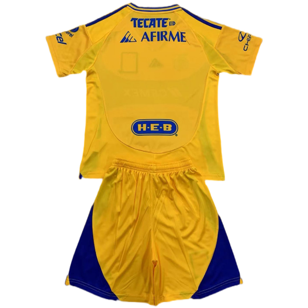 Kids Tigres UANL Home Jersey Kit 2024/25 - Reps Jerseys