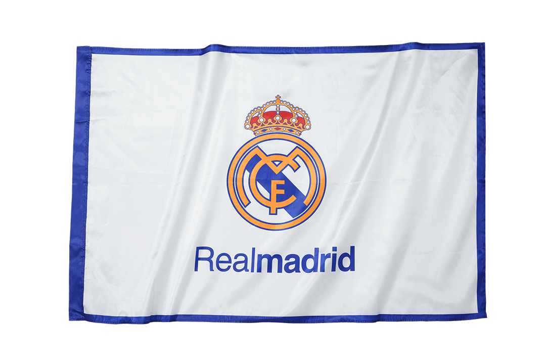 Real Madrid Team Flag - White/Blue - Reps Jerseys