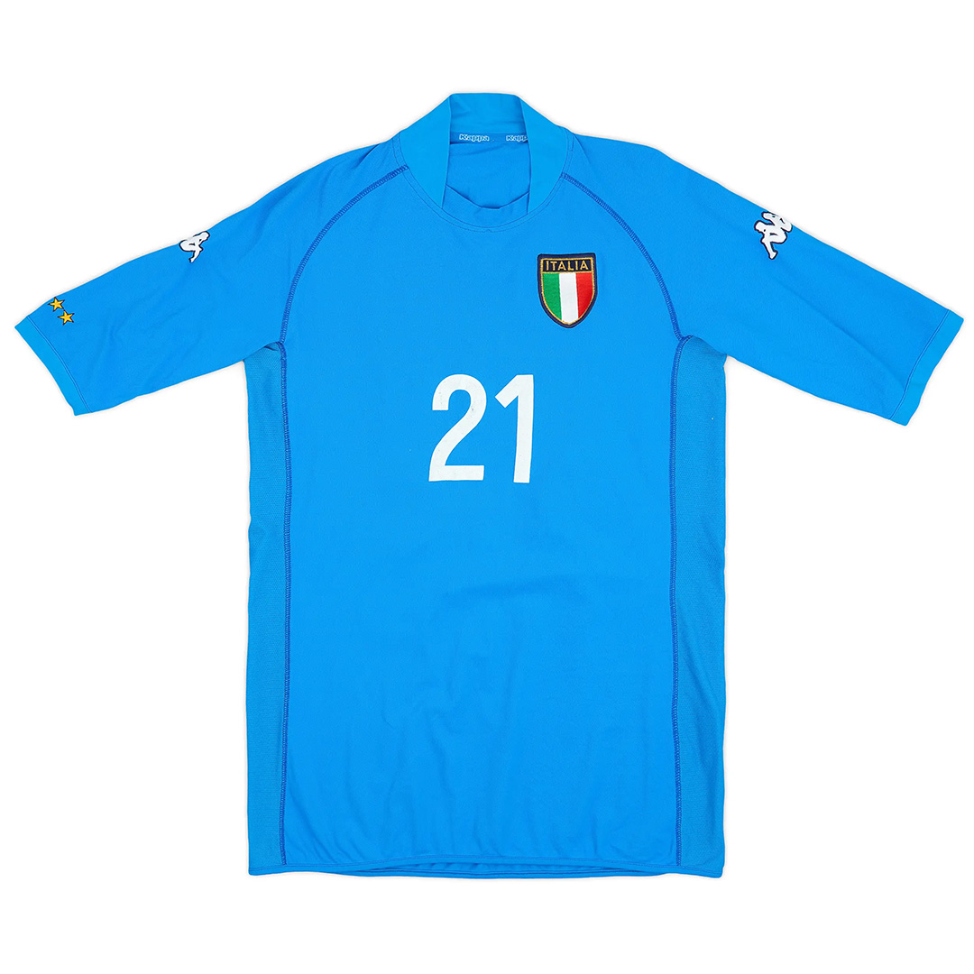 VIERI #21 Retro Italy Home Jersey World Cup 2002 - Reps Jerseys