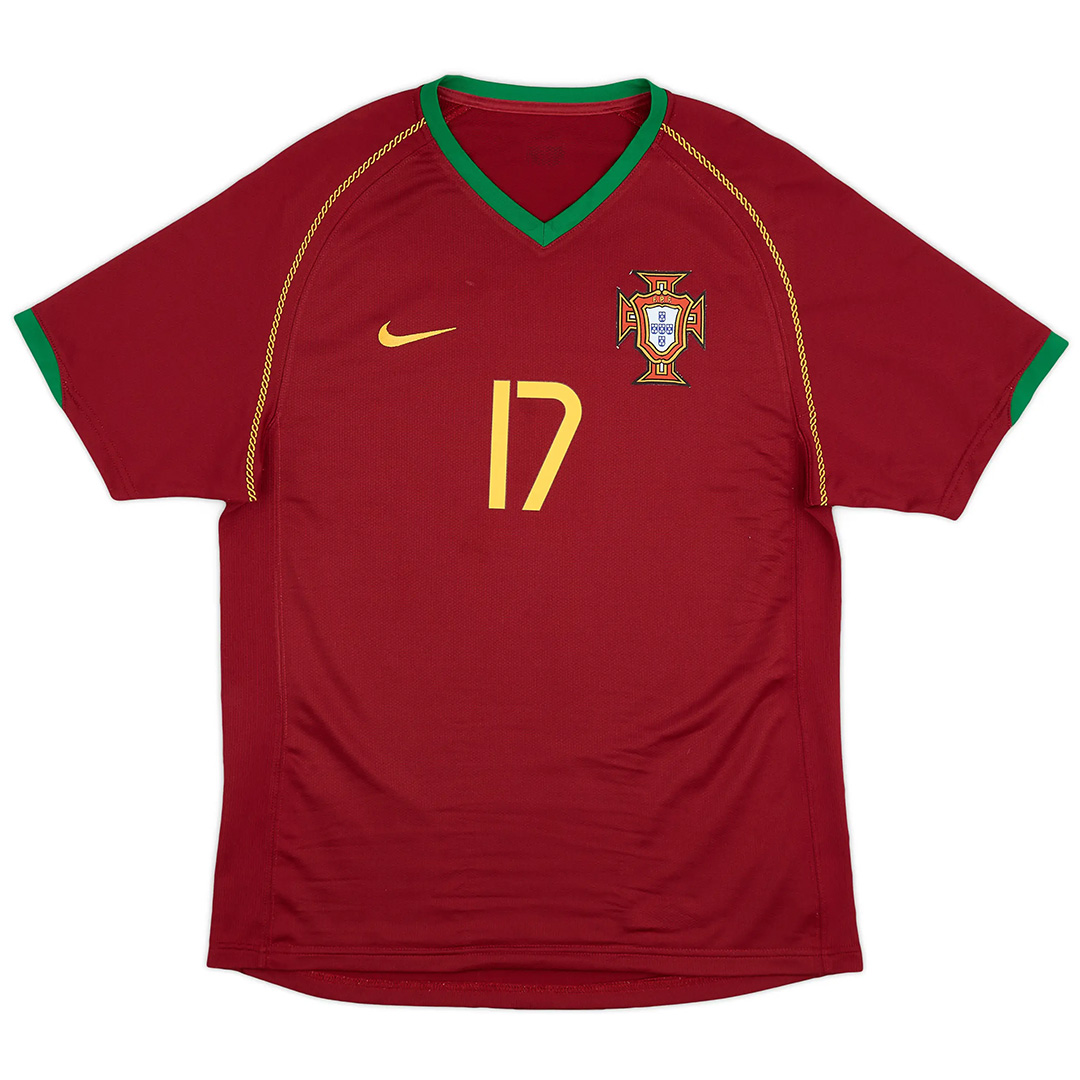 C.RONALDO #17 Portugal Retro Home Jersey World Cup 2006 - Reps Jerseys
