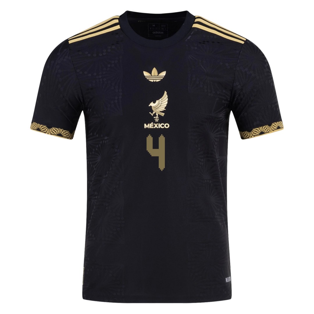 E. ÁLVAREZ #4 Mexico Third Jersey Gold Cup Player Version 2025 - Reps Jerseys