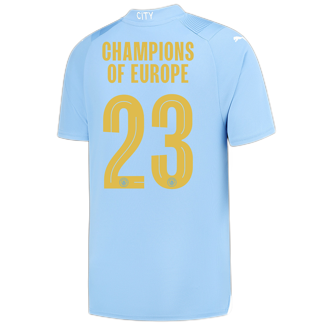 [Super Replica] Manchester City CHAMPIONS OF EUROPE #23 Printing Home Jersey 2023/24 - Reps Jerseys