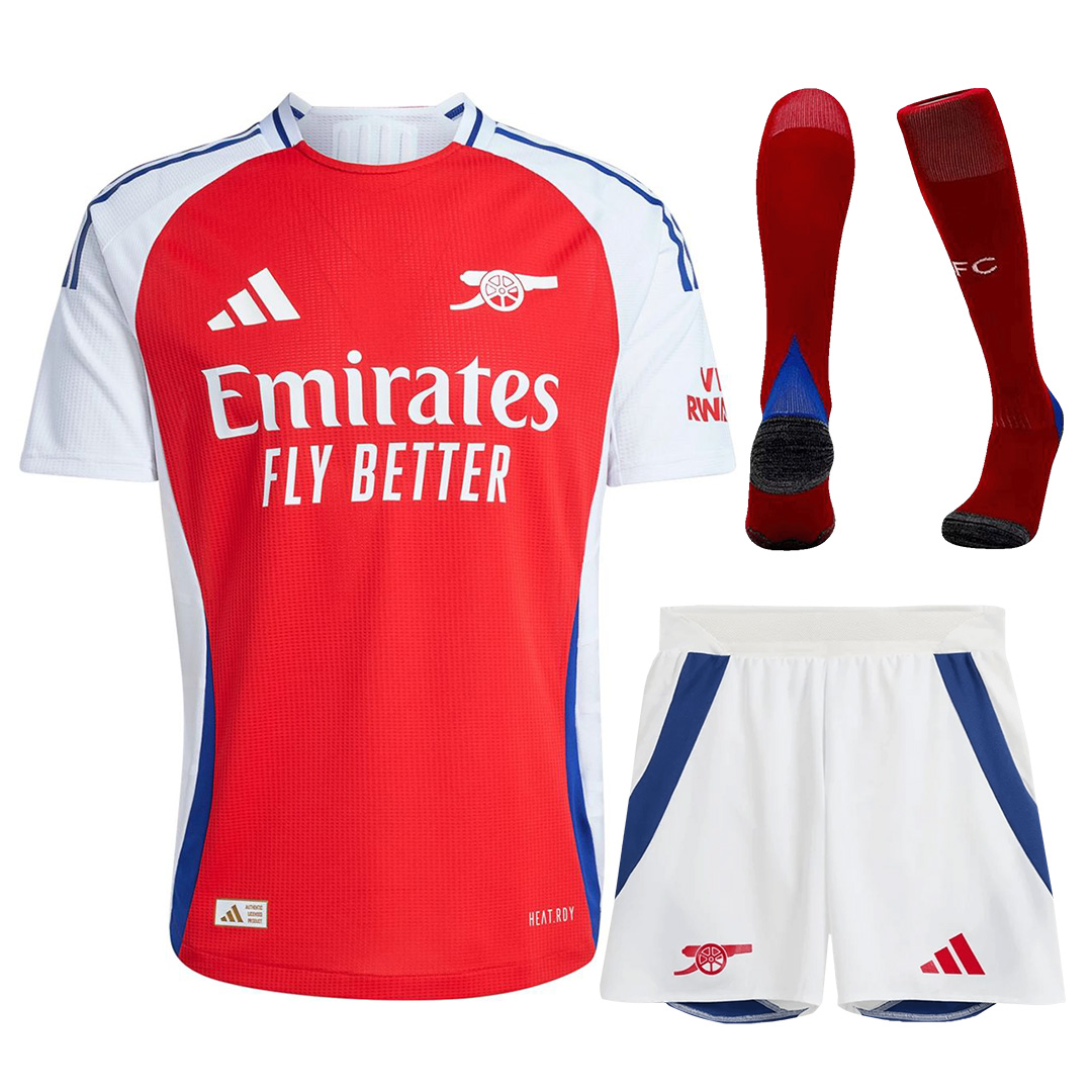 Arsenal Home Match Jersey+Shorts+Socks Full Kit Player Version 2024/25 - Reps Jerseys